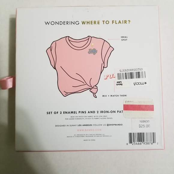 Ban.do Flair pins and paches sets - Picture 4 of 6